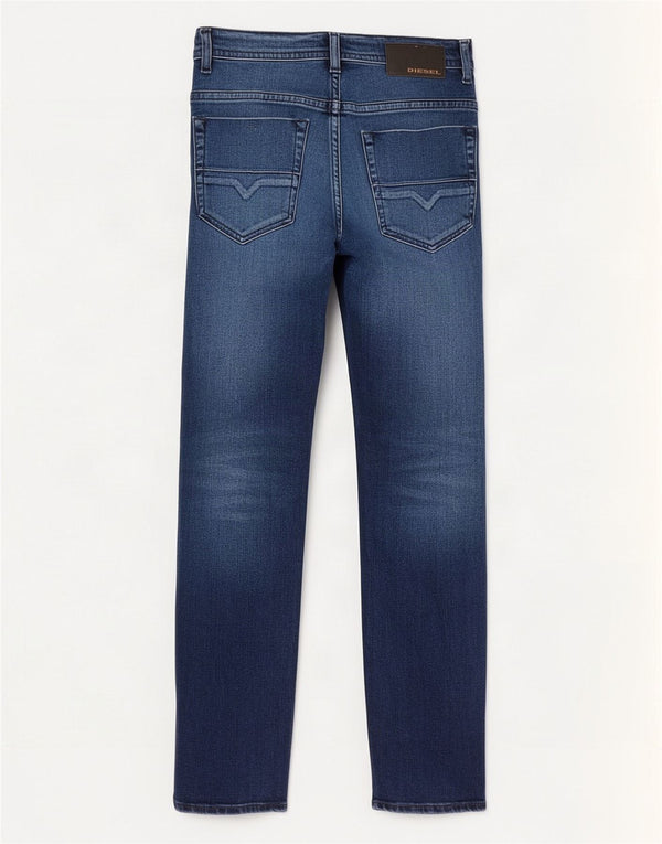 Diesel Mens Skinny Jeans W29 L30 Azul Marinho Algodão
