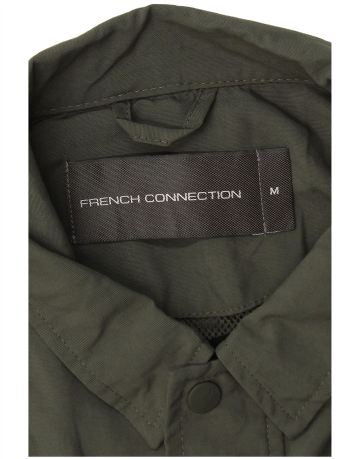 Camiseta masculina French Connection poliamida cáqui média