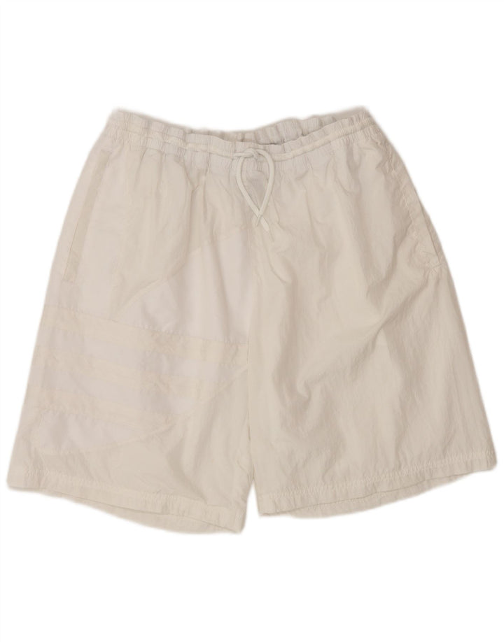 Shorts de natação masculino Adidas XL branco poliéster