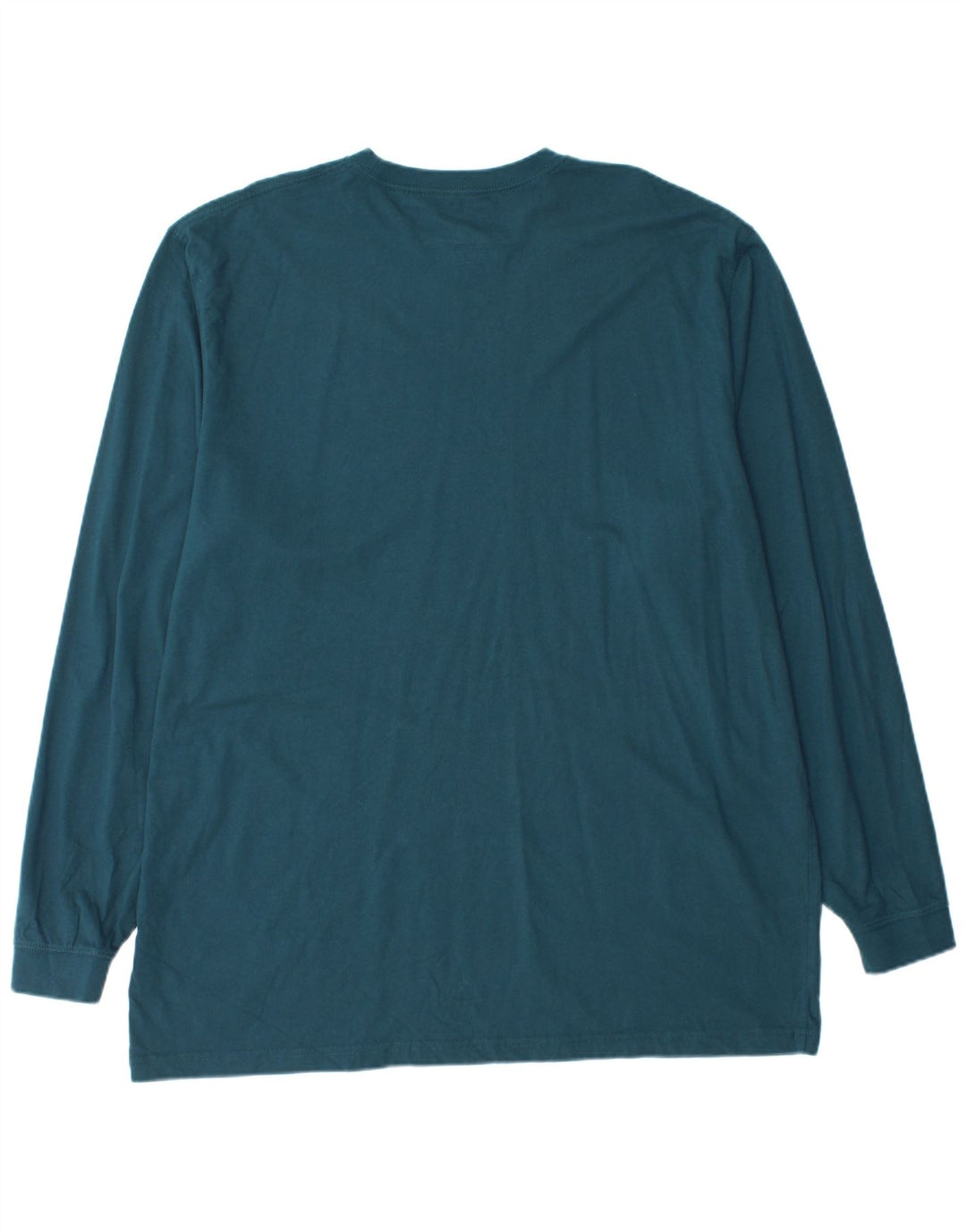 L.L.BEAN Top alto masculino manga comprida XL algodão verde