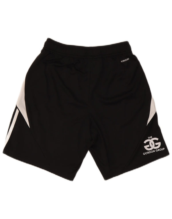 Adidas Mens Aeroready Graphic Sport Shorts Pequeno Preto Colorblock
