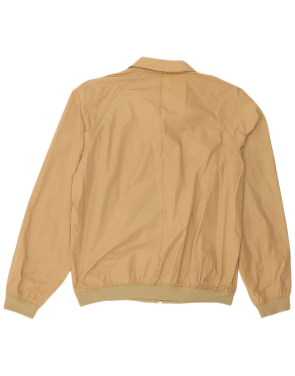 Jaqueta bomber masculina Benetton UK 42 XL algodão bege
