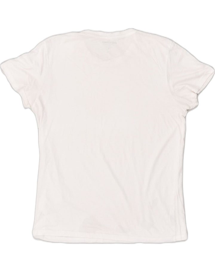 JACK & JONES Mens T-Shirt Top Large White Cotton | Vintage Jack & Jones | Thrift | Second-Hand Jack & Jones | Used Clothing | Messina Hembry 