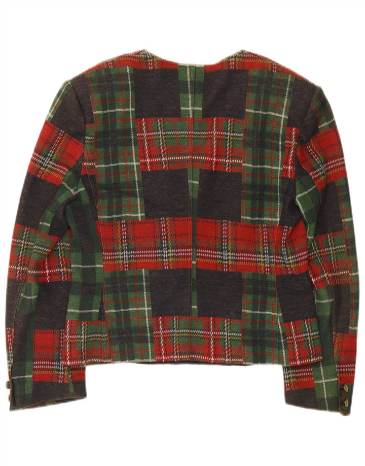 Jaqueta blazer feminina Johnny Lambs IT 44 xadrez médio multicolorido