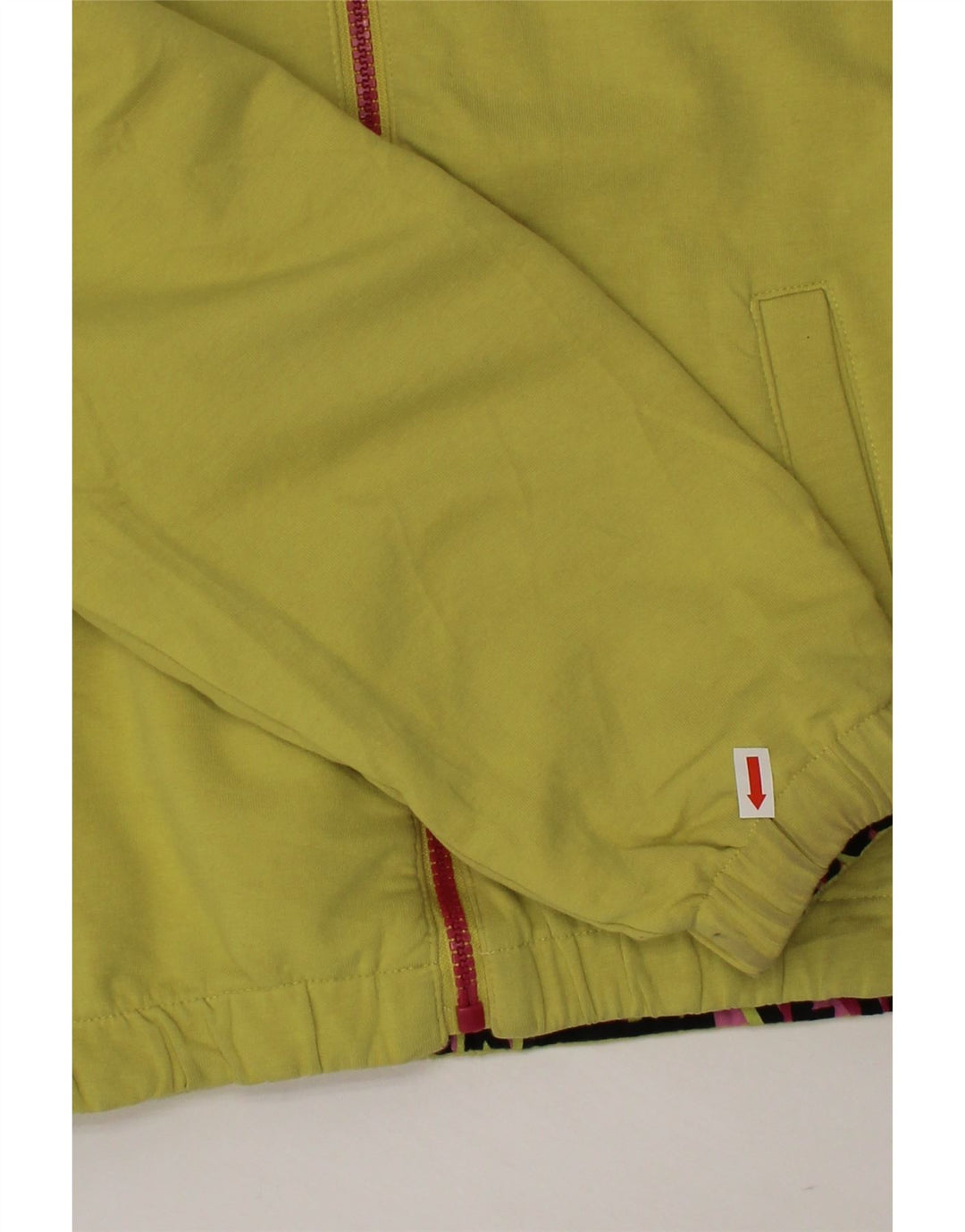 Jaqueta reversível com capuz gráfico VINTAGE para meninas 11-12 anos algodão rosa