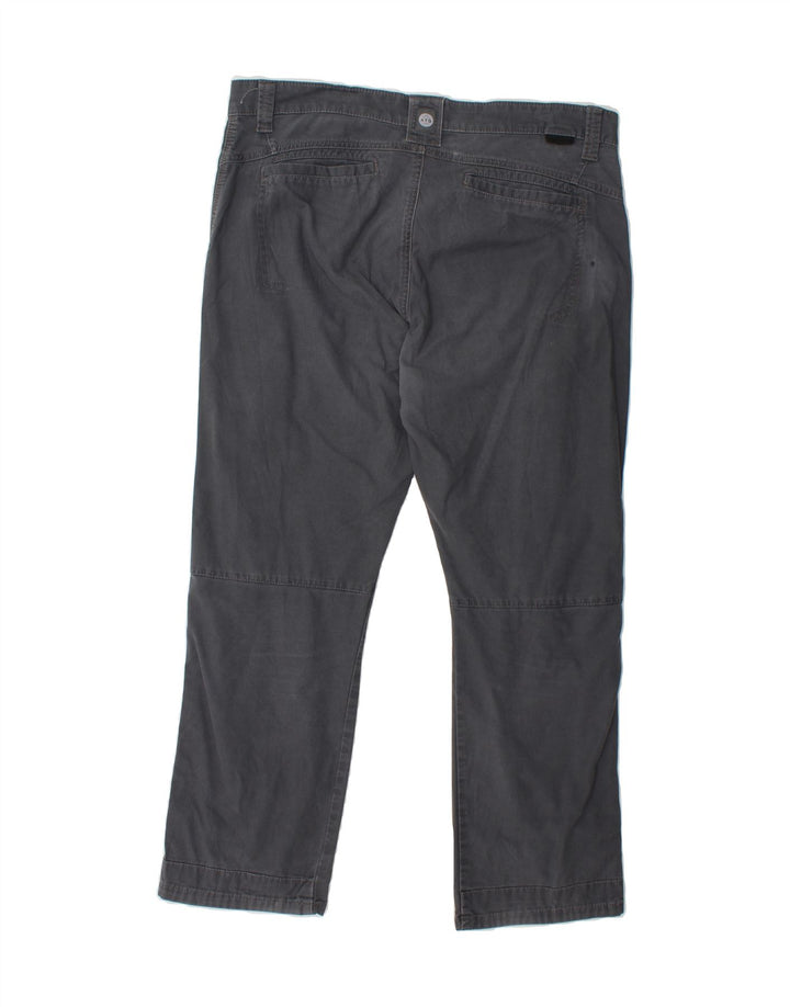 WRANGLER Womens Straight Casual Trousers W36 L30 Grey Cotton Vintage Wrangler and Second-Hand Wrangler from Messina Hembry 