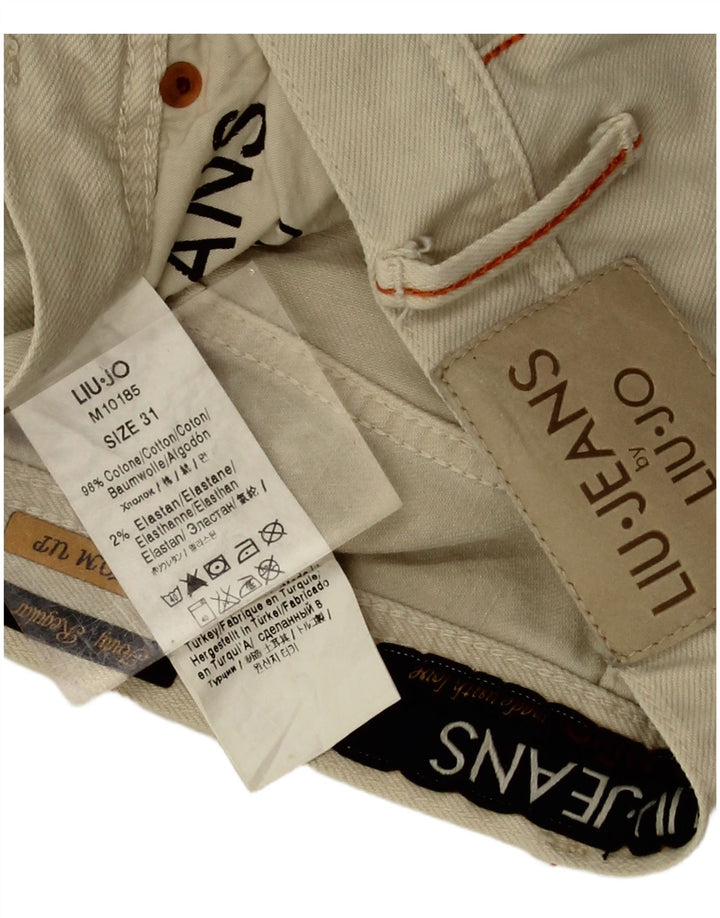 Liu Jo Shorts casual masculino regular W31 algodão bege médio