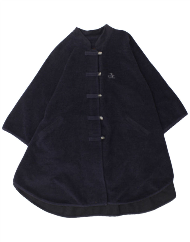 Casaco poncho feminino Fort & Madox UK 40 grande azul marinho