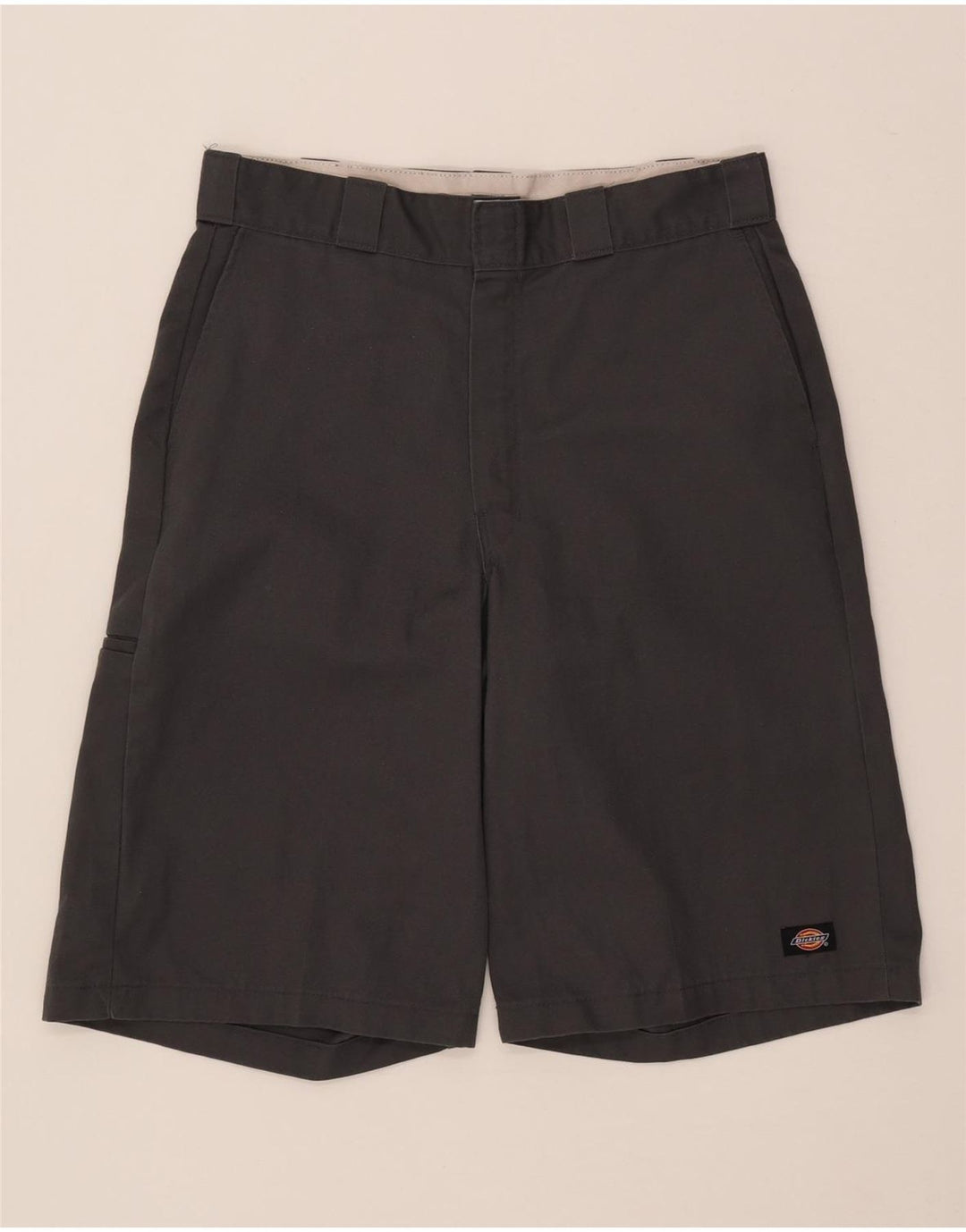 Shorts Chino Masculino Dickies Loose Fit W34 Poliéster Cinza Grande