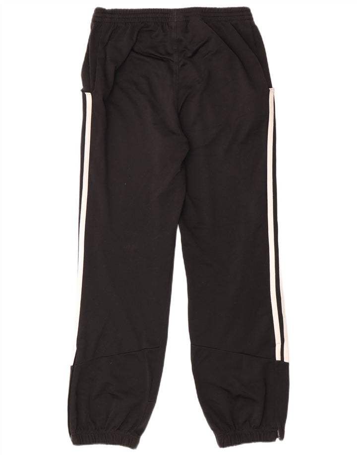 Adidas meninos calças de treino joggers 11-12 anos preto poliéster