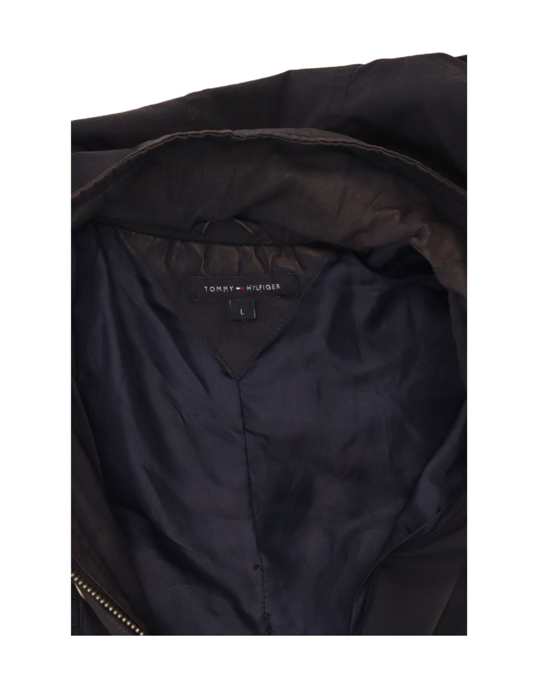 Jaqueta utilitária feminina com capuz Tommy Hilfiger Reino Unido 16 grande azul marinho