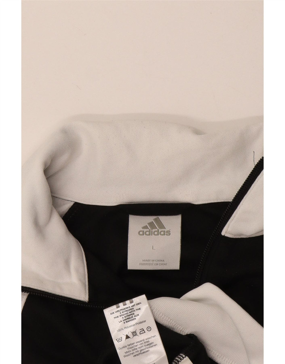 Jaqueta Adidas Meninos Treino Top 11-12 Anos Grande Bloco Colorido Preto