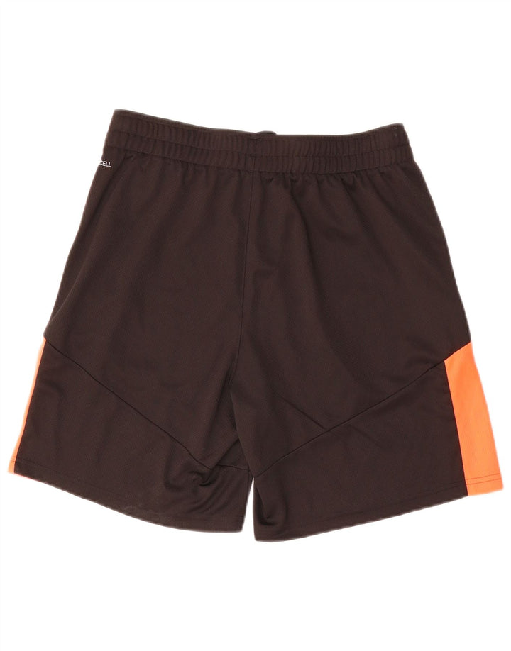 Shorts esportivos masculinos Puma médio preto colorblock poliéster