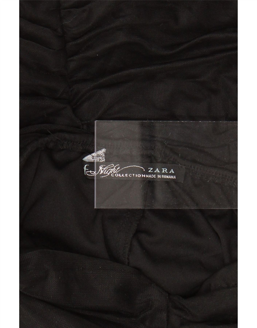 Vestido bodycon feminino sem alças ZARA Reino Unido 8 pequeno preto