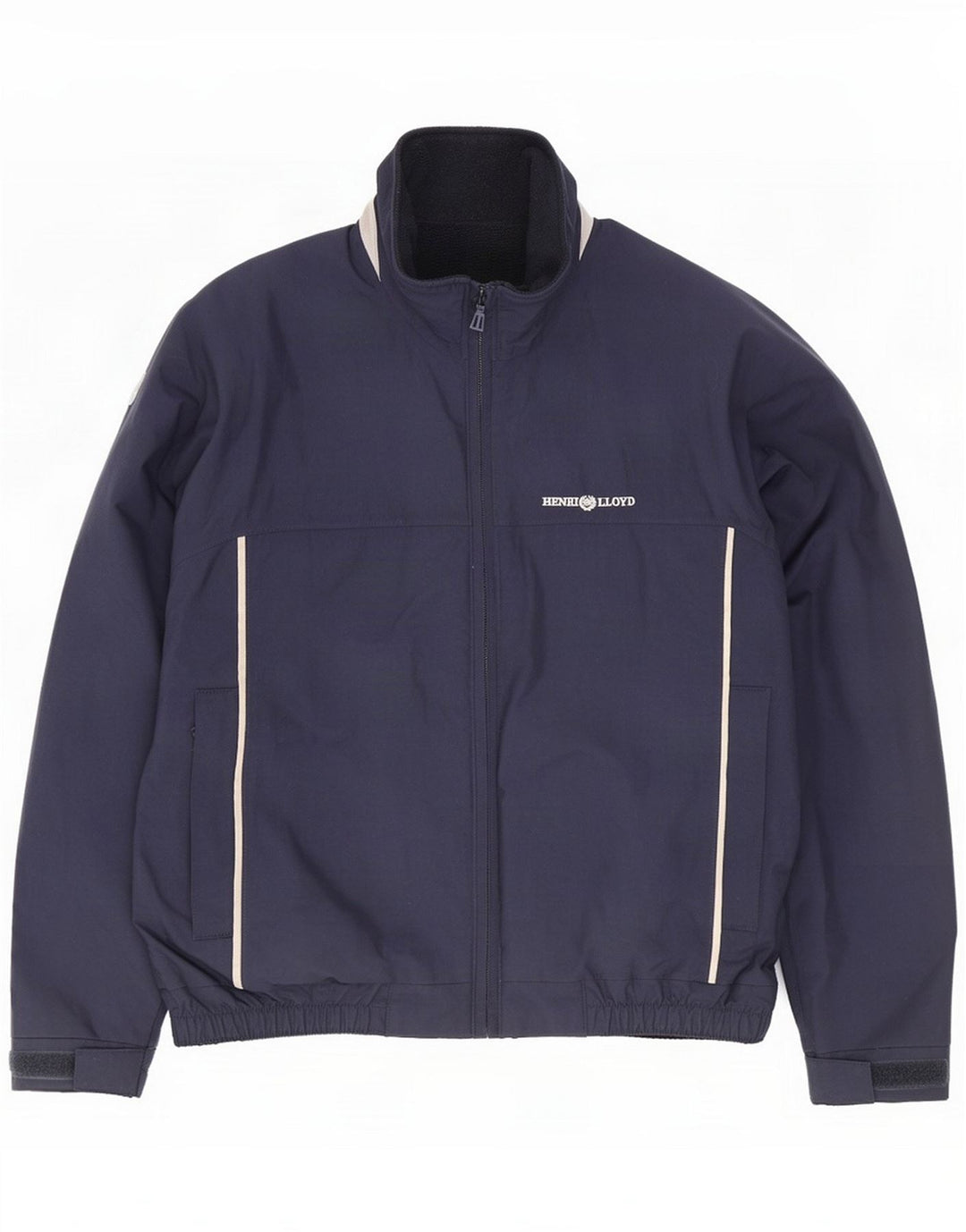 Jaqueta corta-vento masculina Henri Lloyd Reino Unido 38 Nylon azul marinho médio