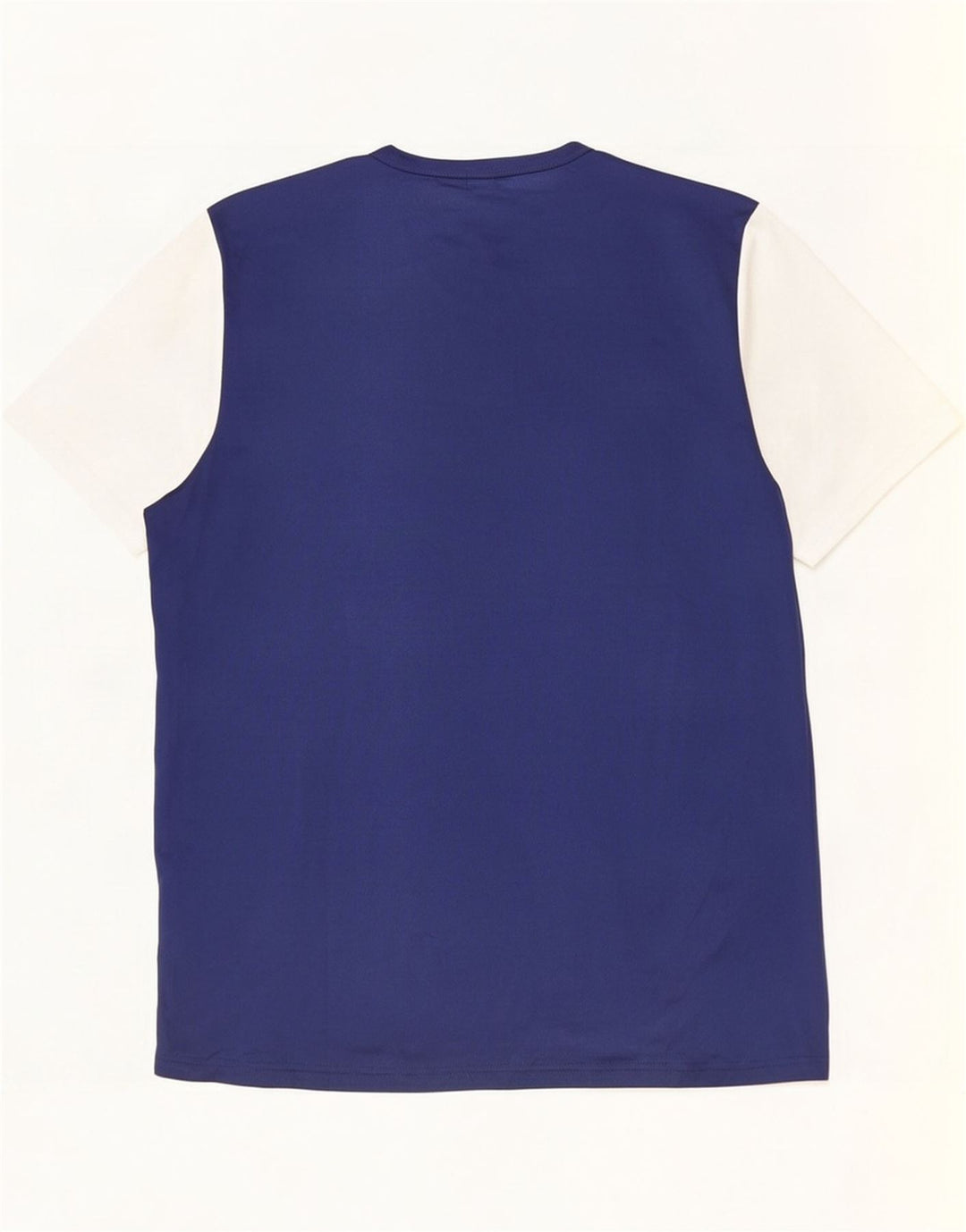 Camiseta Adidas Masculina Climalite Top Grande Azul Marinho Colorblock Poliéster