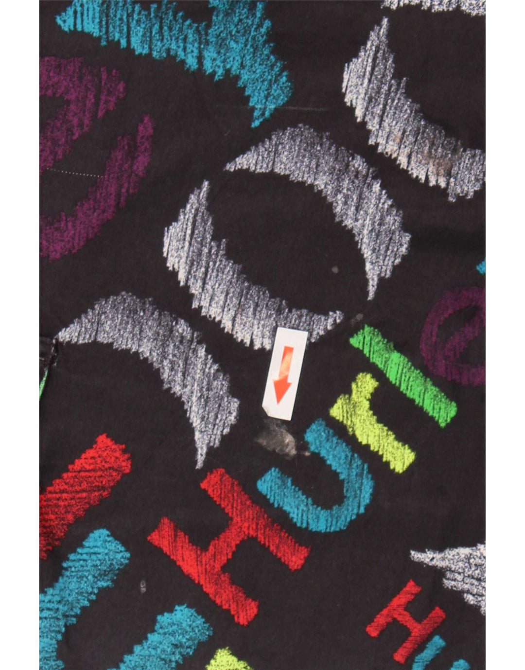 Shorts de natação Hurley masculino gráfico médio preto poliéster