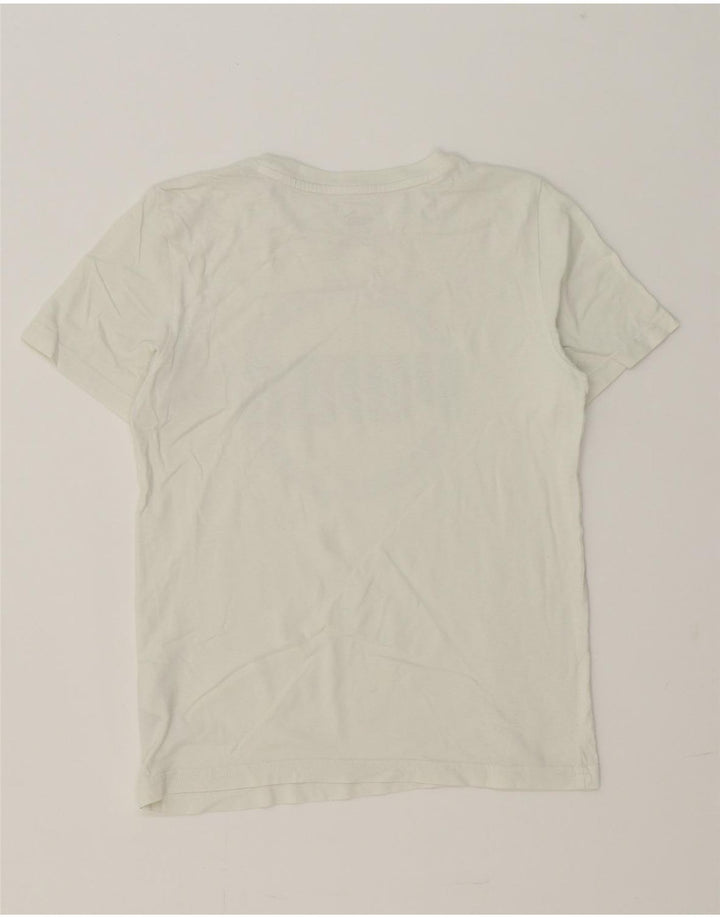 PUMA Boys Graphic T-Shirt Top 11-12 Years White Cotton Vintage Puma and Second-Hand Puma from Messina Hembry 