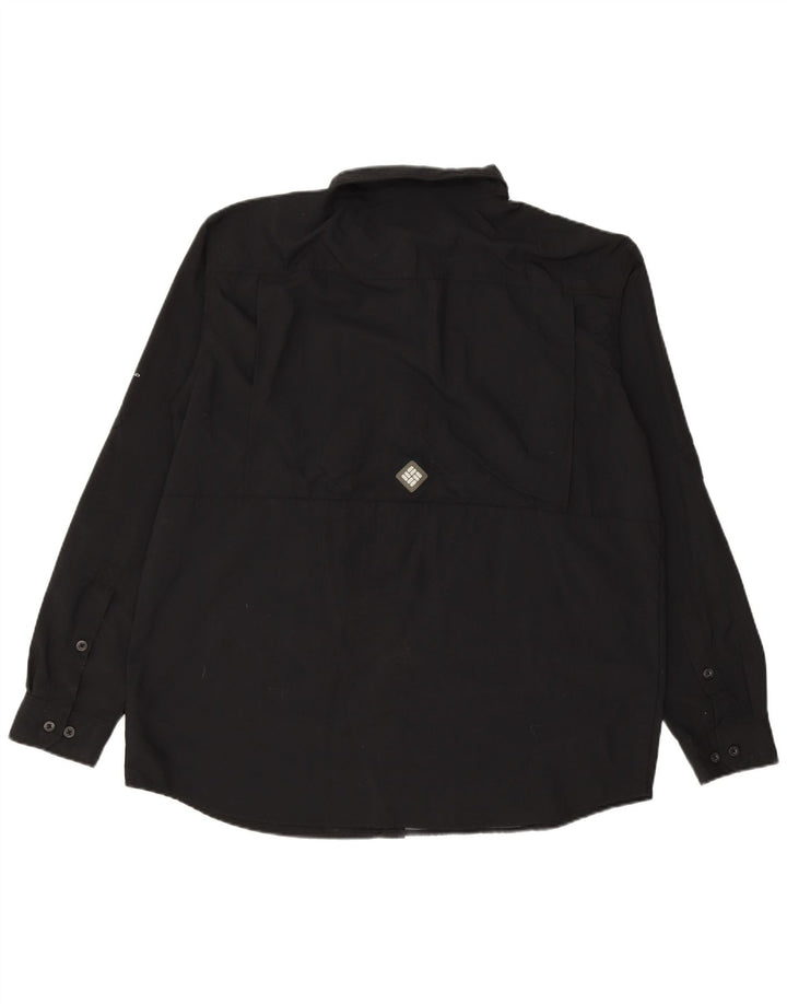 Camisa masculina COLUMBIA XL preta de nylon