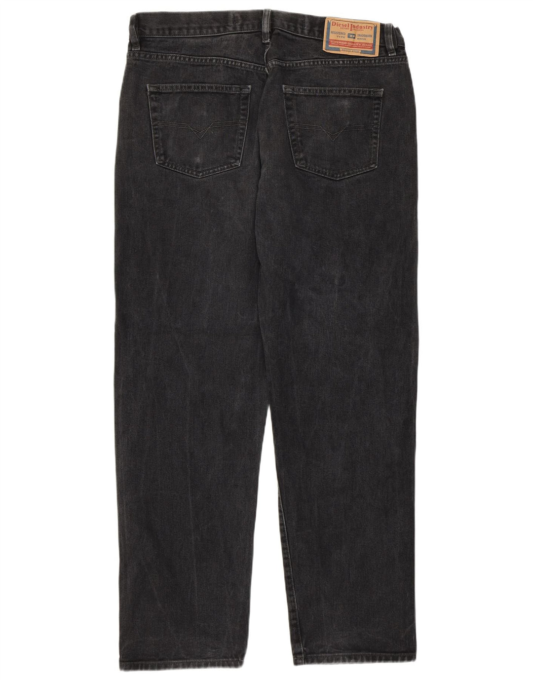 Jeans retos masculinos Diesel W38 L31 algodão cinza