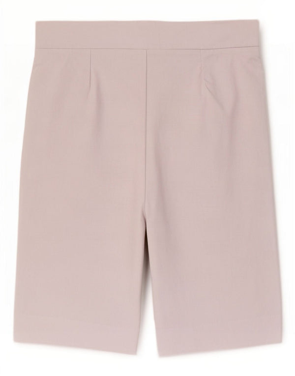 Shorts casuais femininos Marks & Spencer Autograph UK 18 XL W34 branco viscose