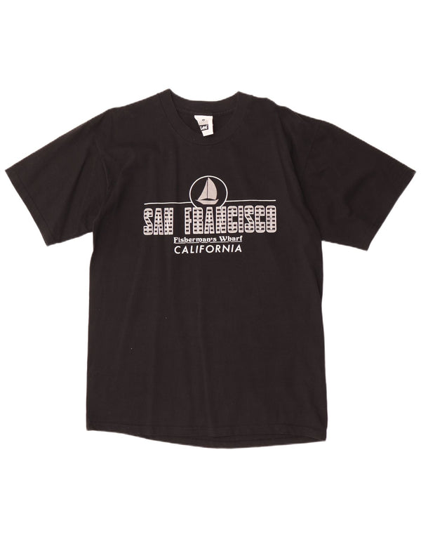 Lee Mens San Francisco Graphic Camiseta Top Grande Preto