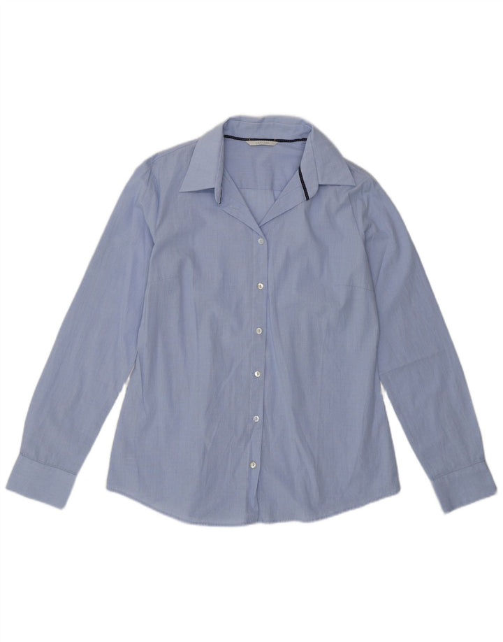 Camisa feminina Carrera UK 12 xadrez azul médio