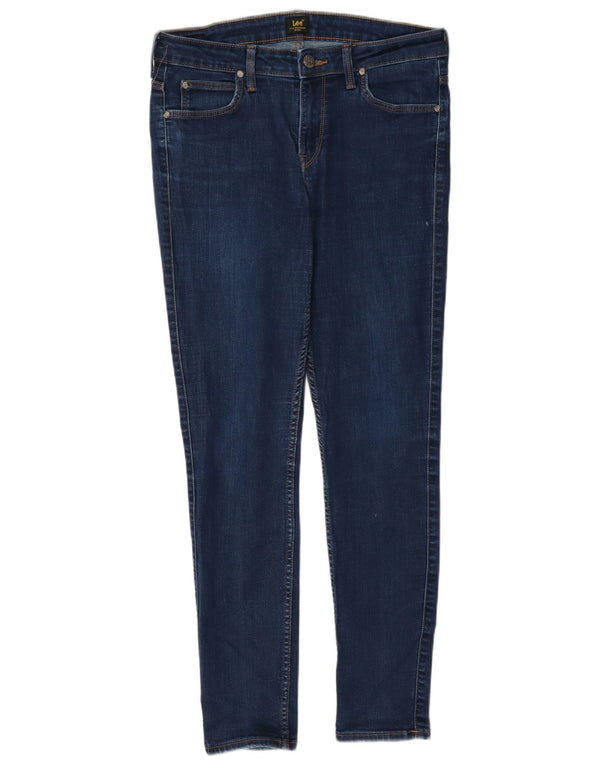 Lee Womens Scarlett Skinny Jeans W31 L31 Azul Algodão