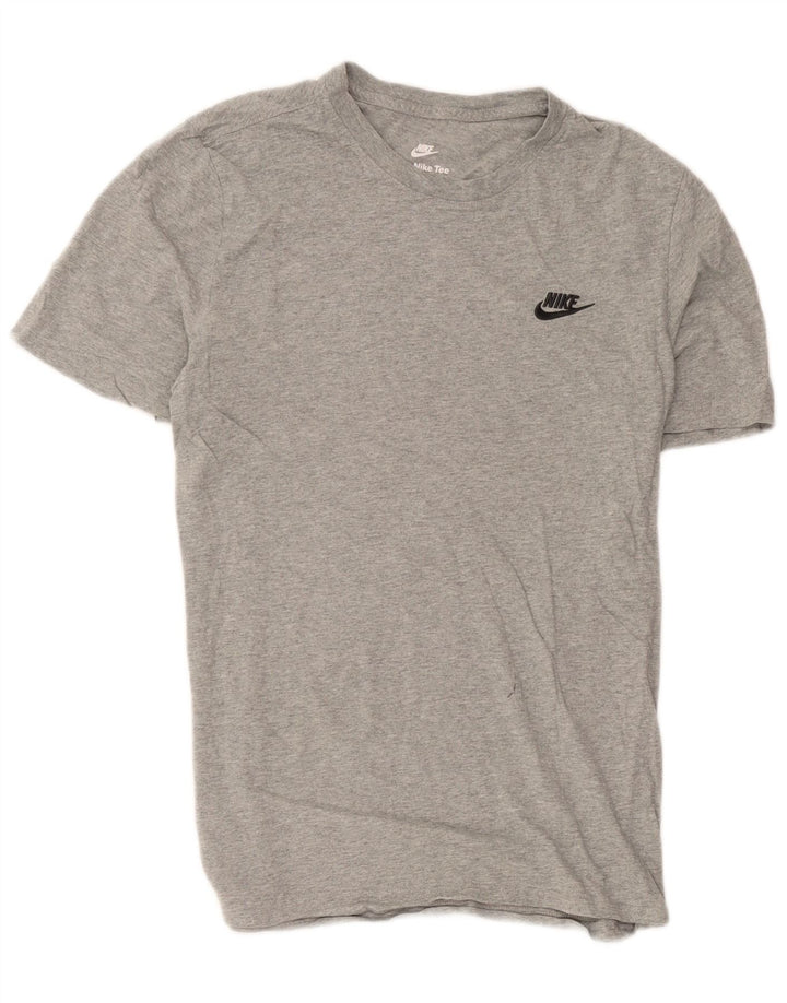 Camiseta feminina Nike UK 14 algodão cinza médio