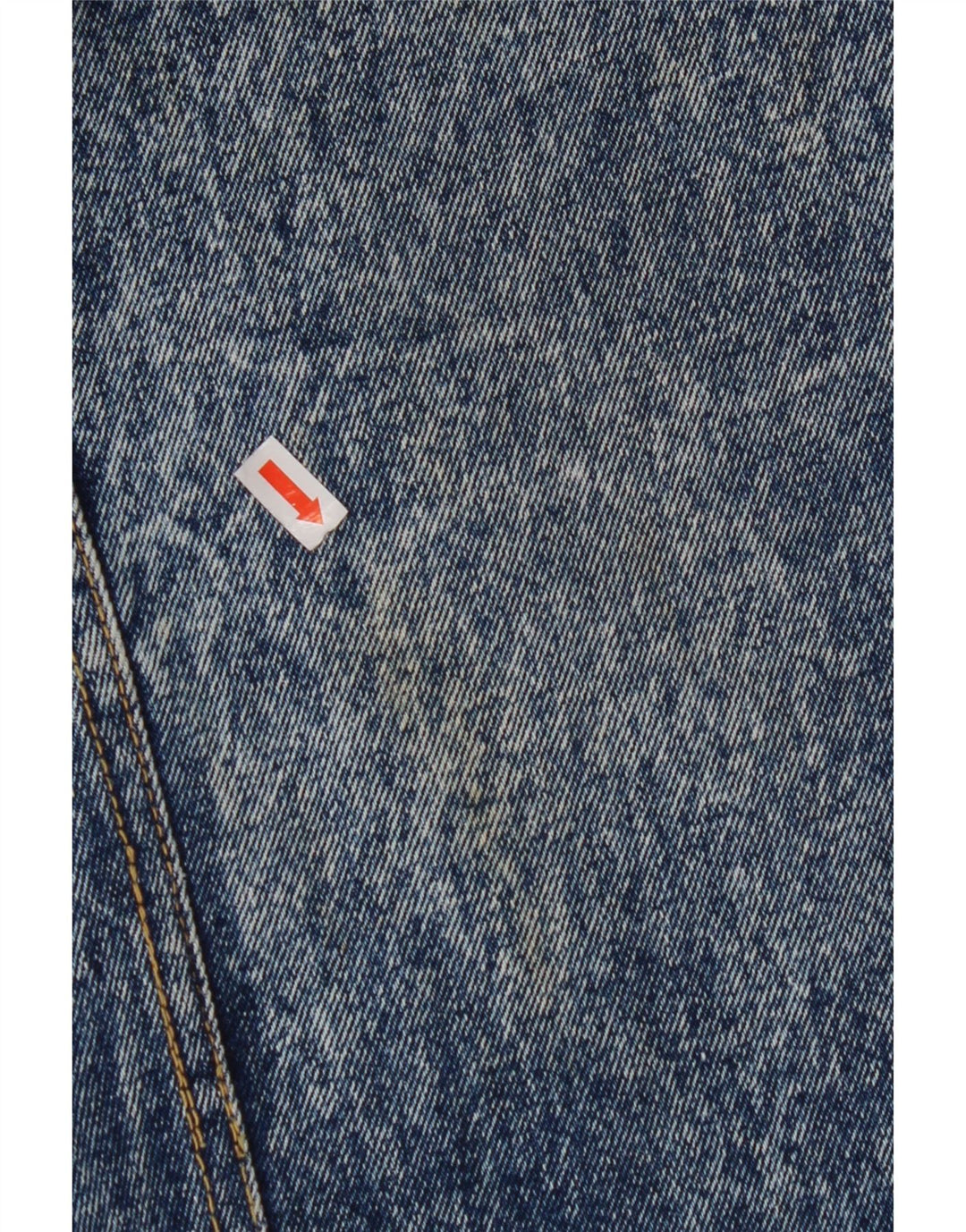 Saia jeans feminina VINTAGE W32 grande azul