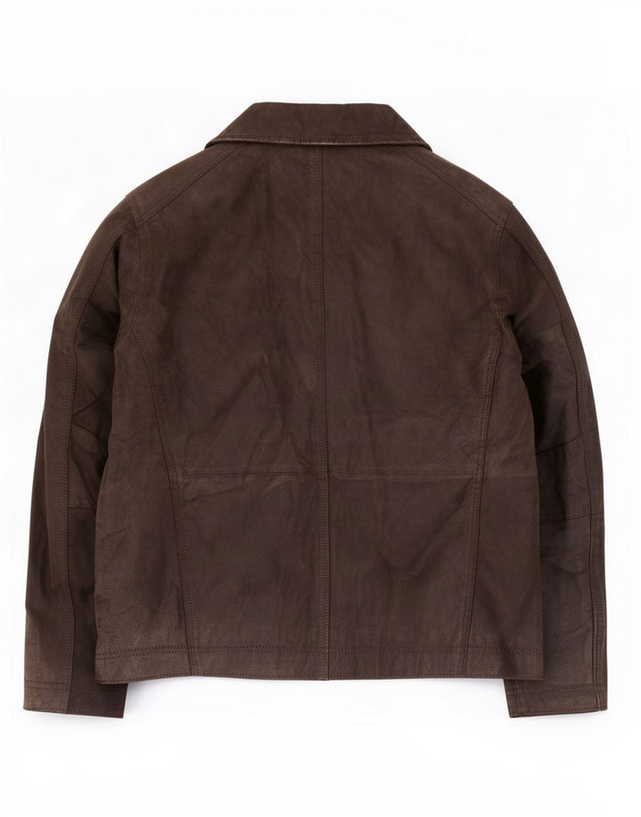 Jaqueta de couro Canda Mens By C&A EU 52 XL preta
