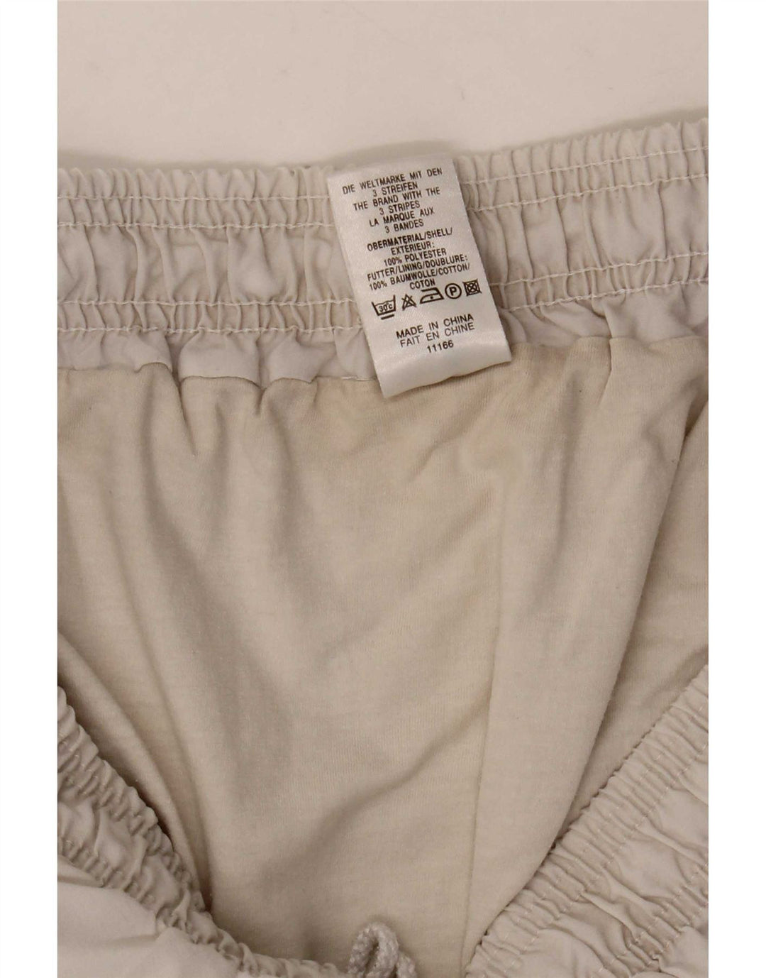 Shorts esportivos masculinos Adidas XL branco poliéster