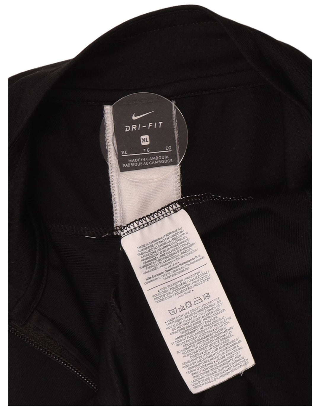 Jaqueta Nike Masculina Dri Fit Tracksuit XL Preto Colourblock Poliéster