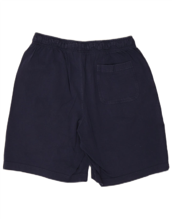 Shorts esportivos masculinos Nike grandes algodão azul marinho