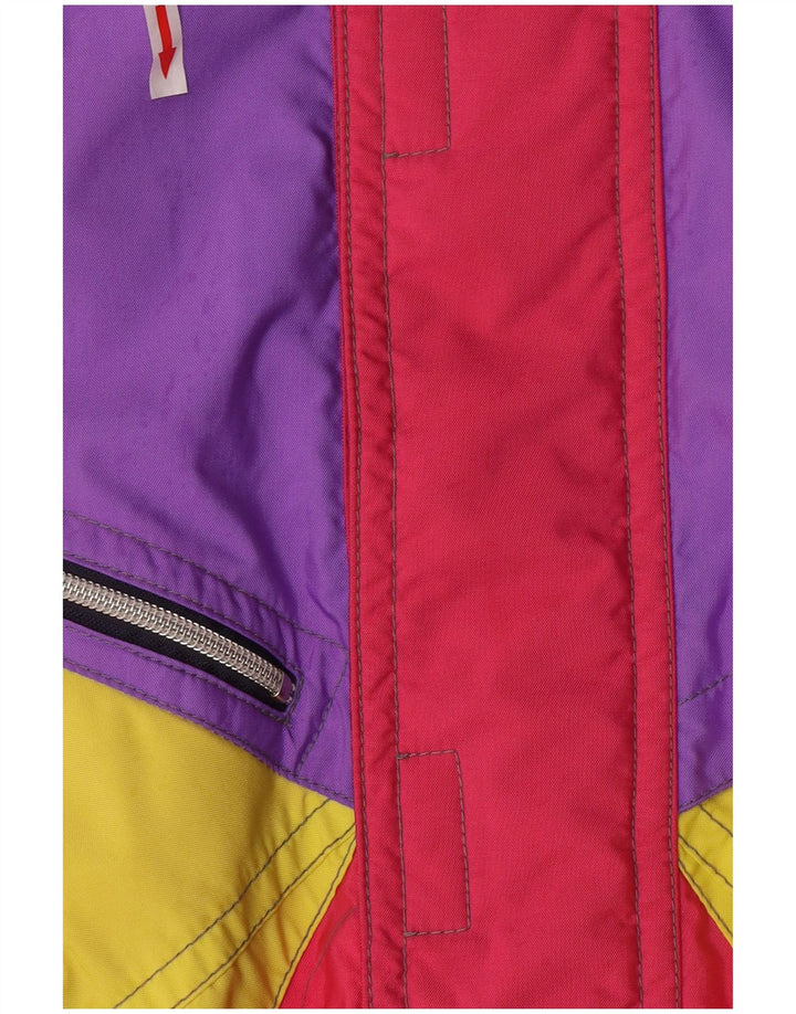 Macacão de esqui masculino com capuz Colmar IT 50 médio W34 L31 rosa Colourblock