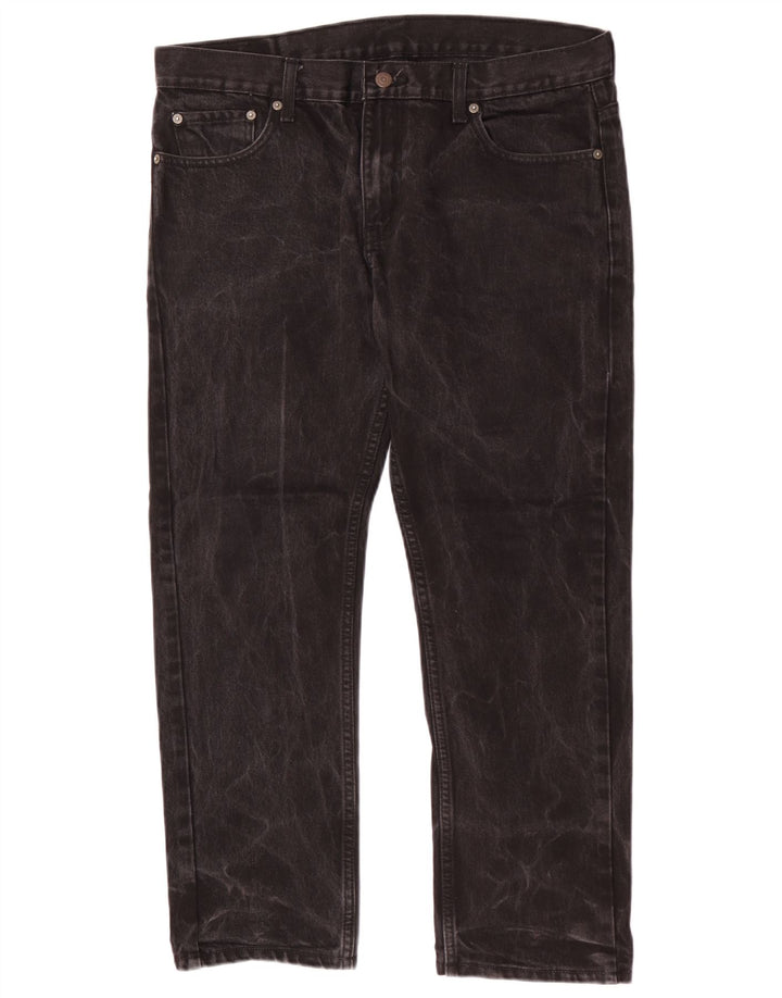 Calça jeans masculina Levi's 511 Slim Tapered W36 L28 algodão preto