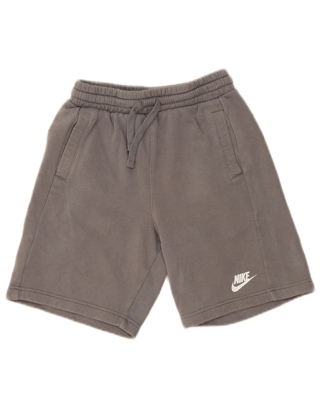 Shorts esportivos masculinos NIKE 10-11 anos cinza algodão