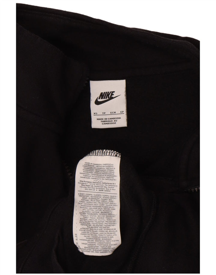 Nike Mens Tracksuit Top Jacket XS Preto Colourblock Algodão