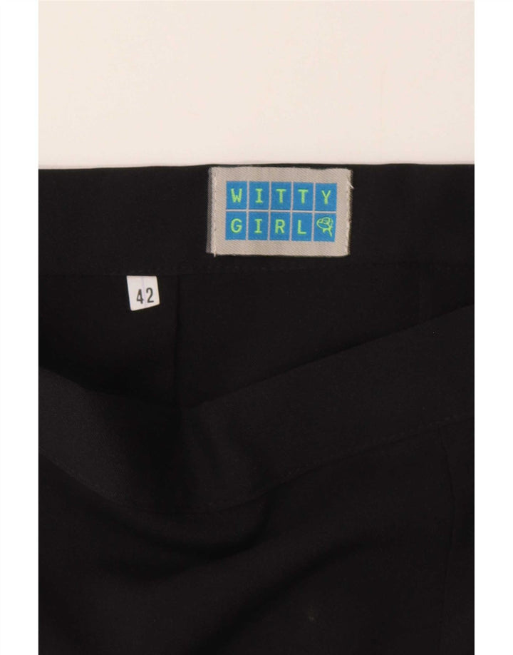 Mini saia feminina Witty Girl IT 42 médio W28 poliéster preto