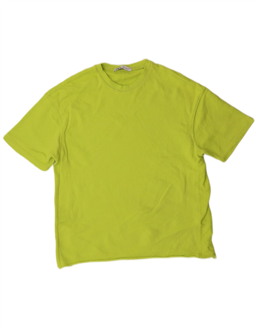 Camiseta masculina ZARA grande verde