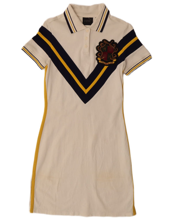 Vestido polo feminino Puma UK 12 médio bege