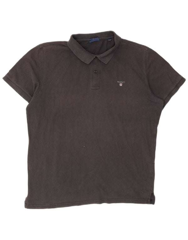 Camisa polo masculina regular Gant XL algodão cinza