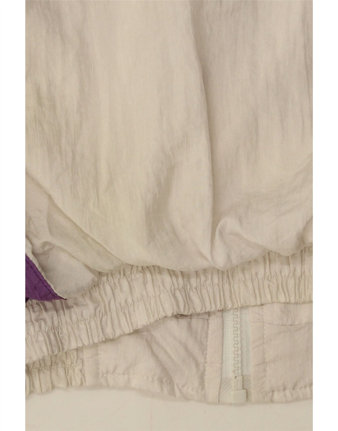 Jaqueta feminina VINTAGE de grandes dimensões para agasalho Reino Unido 10 pequena branca