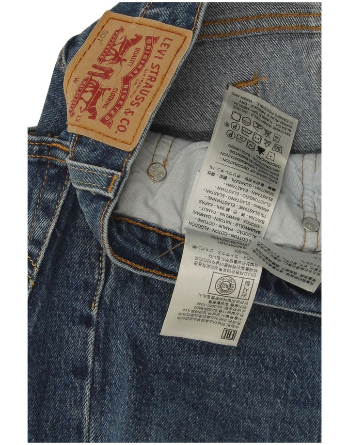 Levi's Masculino 501 Straight Jeans W30 L30 Azul Algodão