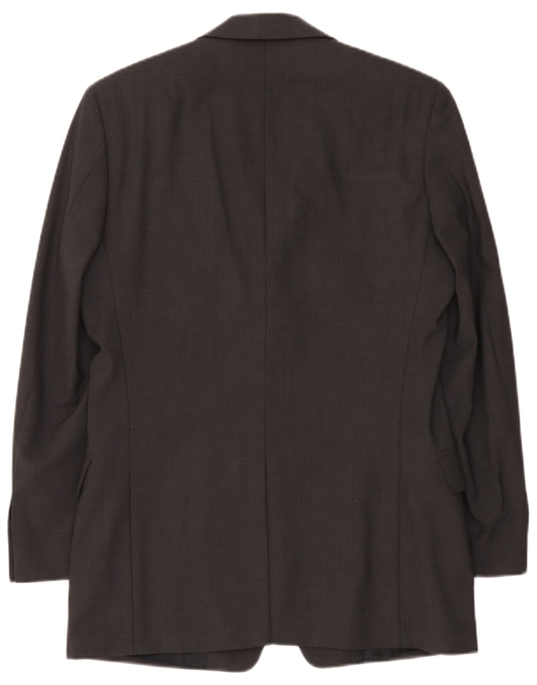 Jaqueta Blazer Masculina Hugo Boss com 3 Botões EU 44 XS Lã Virgem Cinza