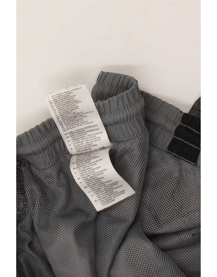 Calça de treino masculina Adidas Joggers XL cinza colorblock poliéster