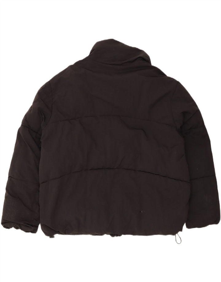 Jaqueta acolchoada masculina Zara UK 38 poliamida preta média