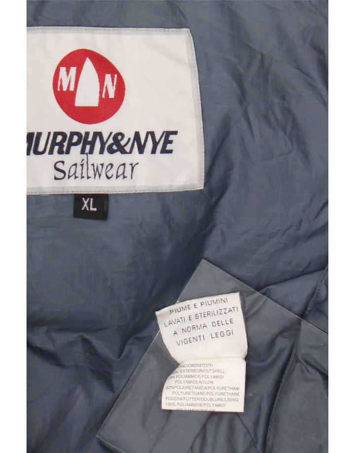 Colete acolchoado masculino Murphy & Nye UK 42 XL azul poliamida