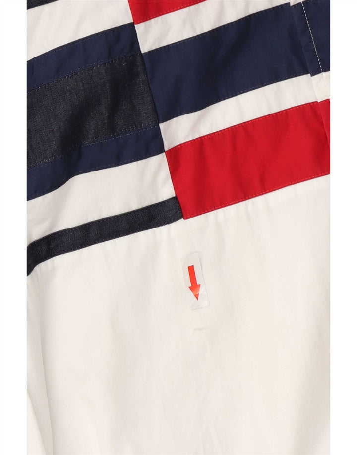 Camisa masculina Harmont & Blaine grande algodão colorido branco