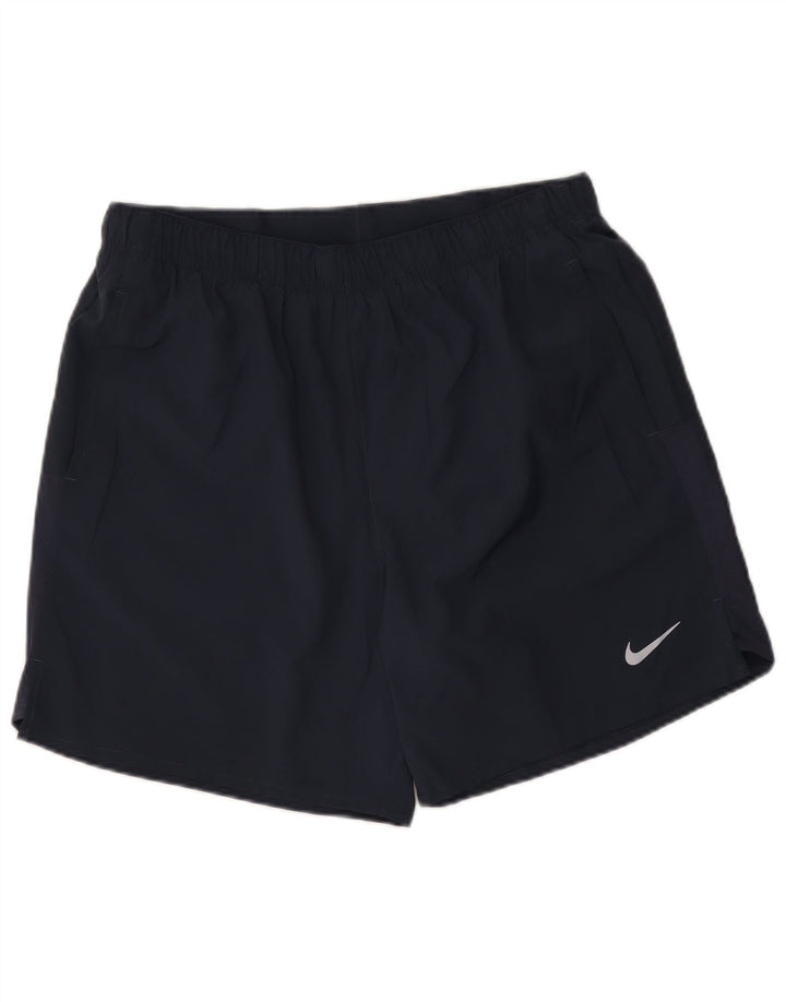 Shorts esportivos masculinos Nike Dri Fit grandes poliéster azul marinho